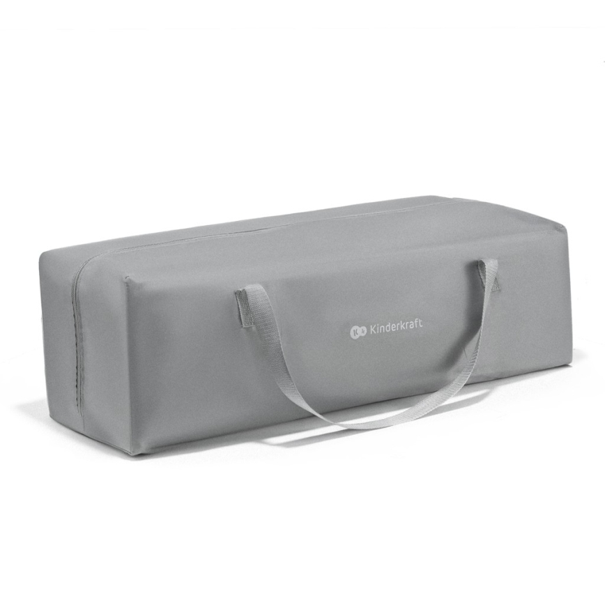 KINDERKRAFT - Otroška ograja ZIKI, siva