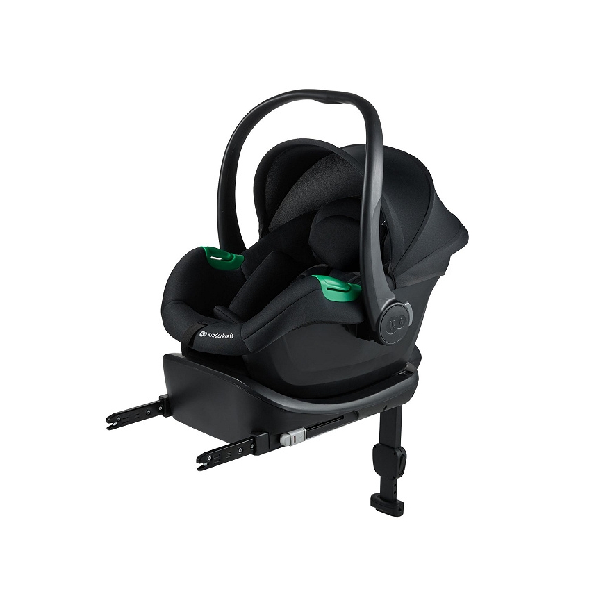 KINDERKRAFT - Otroški avtosedež MINK PRO 2 40-87 cm (0-13 kg) črn