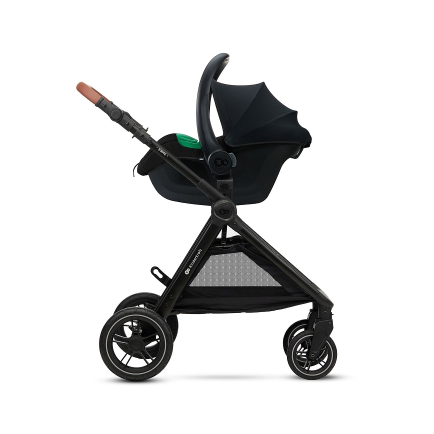 KINDERKRAFT - Otroški avtosedež MINK PRO 2 40-87 cm (0-13 kg) črn