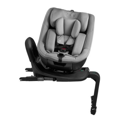 KINDERKRAFT - Otroški avtosedež z vrtljivo bazo I-GUARD i-Size 40-105 cm, siv