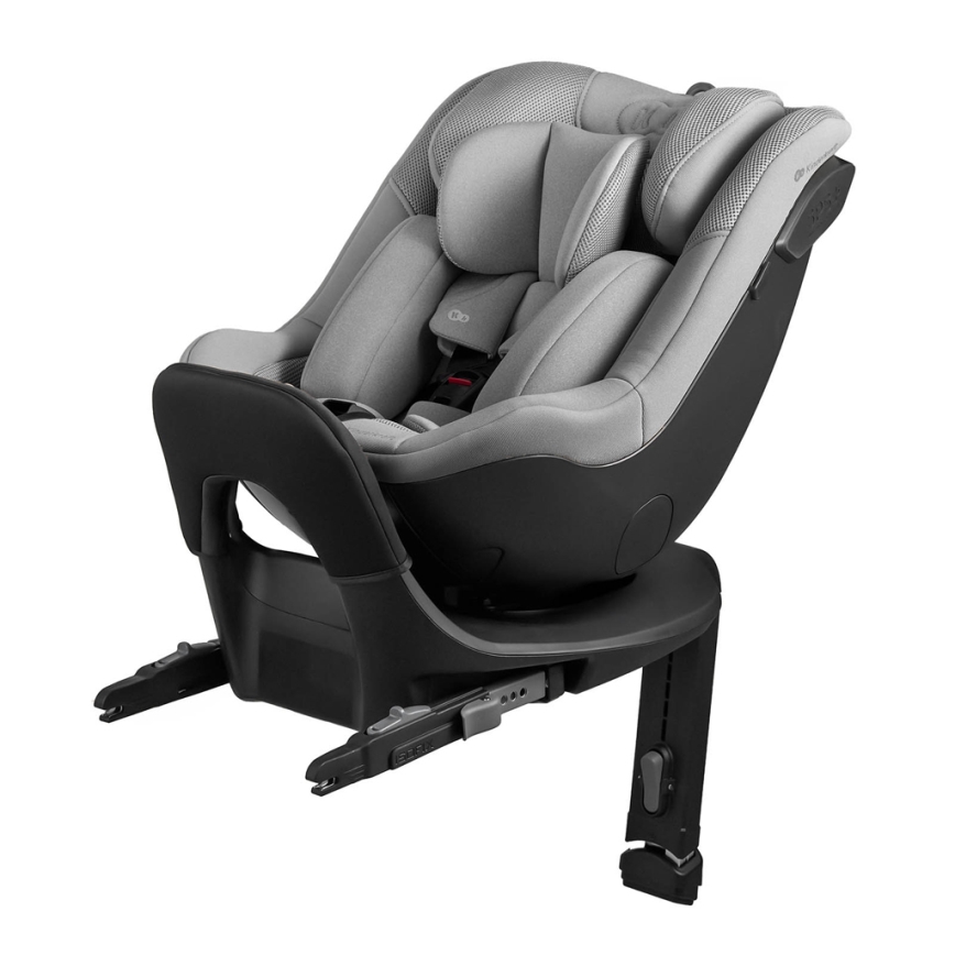 KINDERKRAFT - Otroški avtosedež z vrtljivo bazo I-GUARD i-Size 40-105 cm, siv