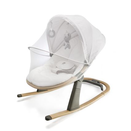 KINDERKRAFT - Otroški ležalnik ELSU siv