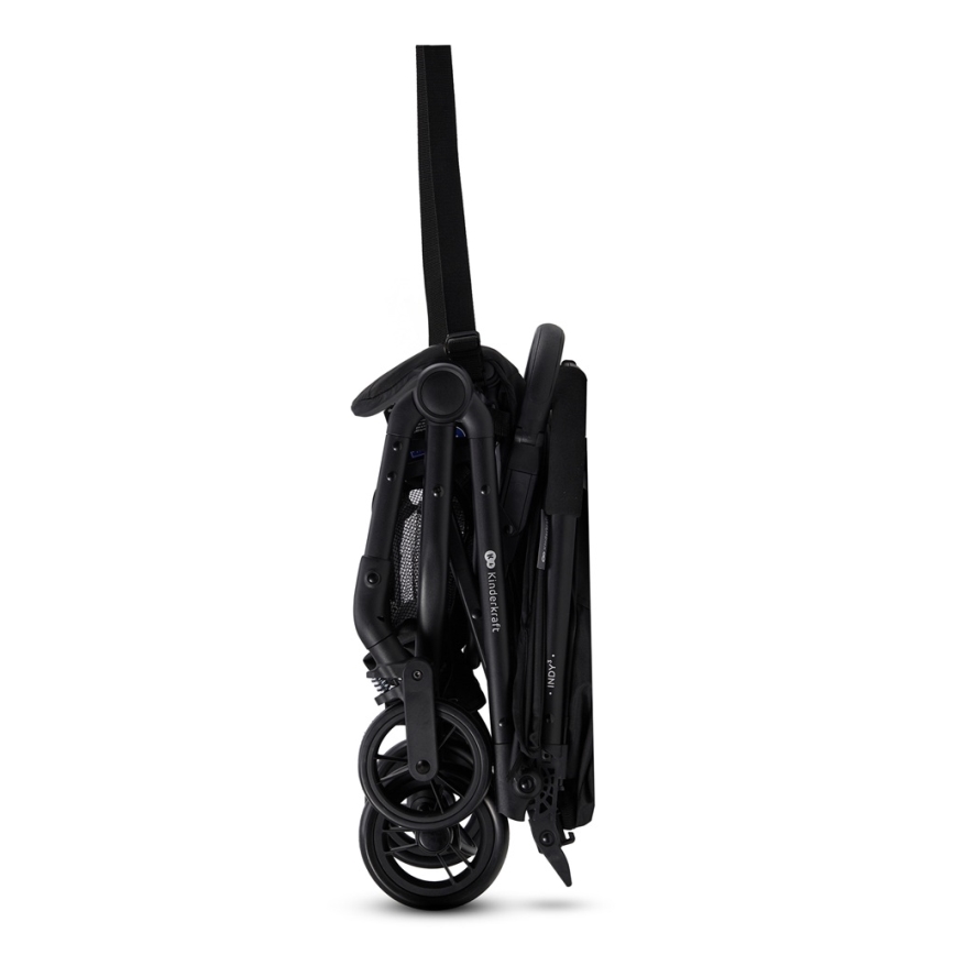 KINDERKRAFT - Otroški športni voziček INDY 3 Coal Black