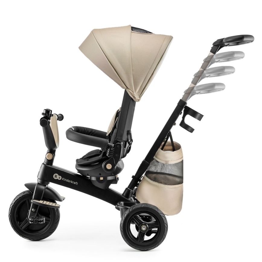 KINDERKRAFT - Otroški tricikel 5 v 1 EASYTWIST bež