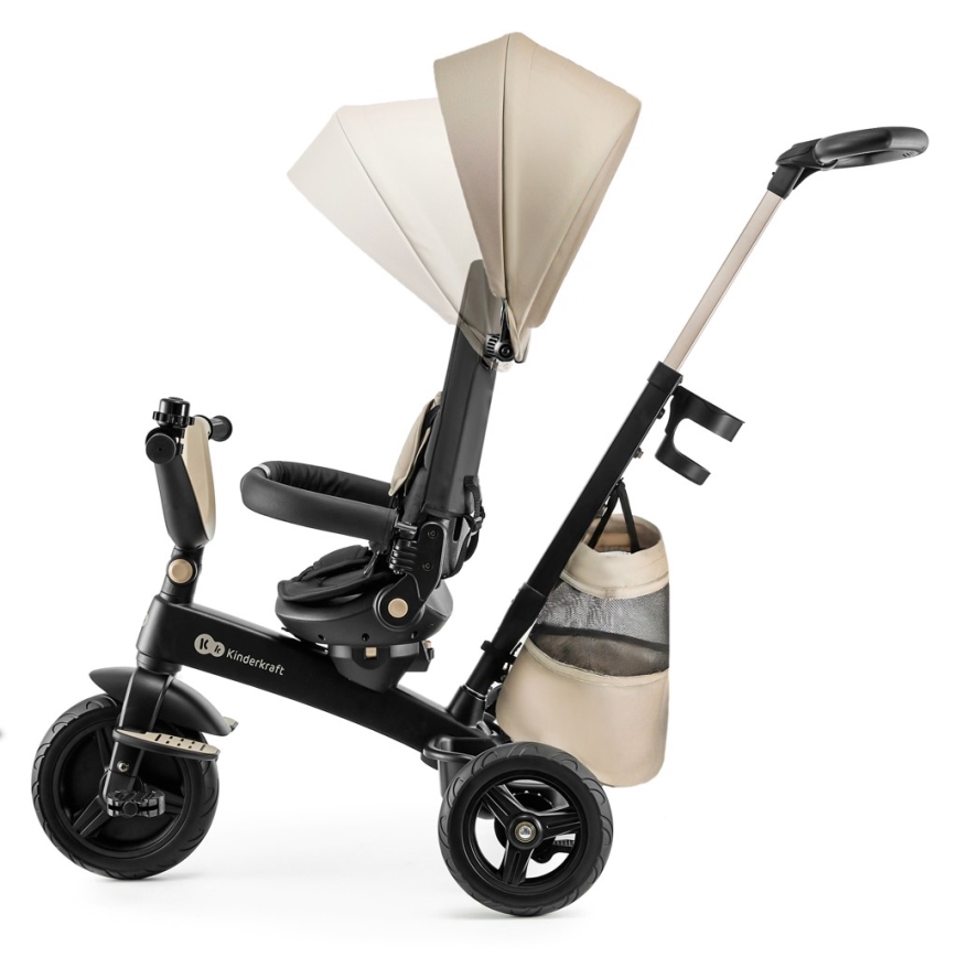 KINDERKRAFT - Otroški tricikel 5 v 1 EASYTWIST bež
