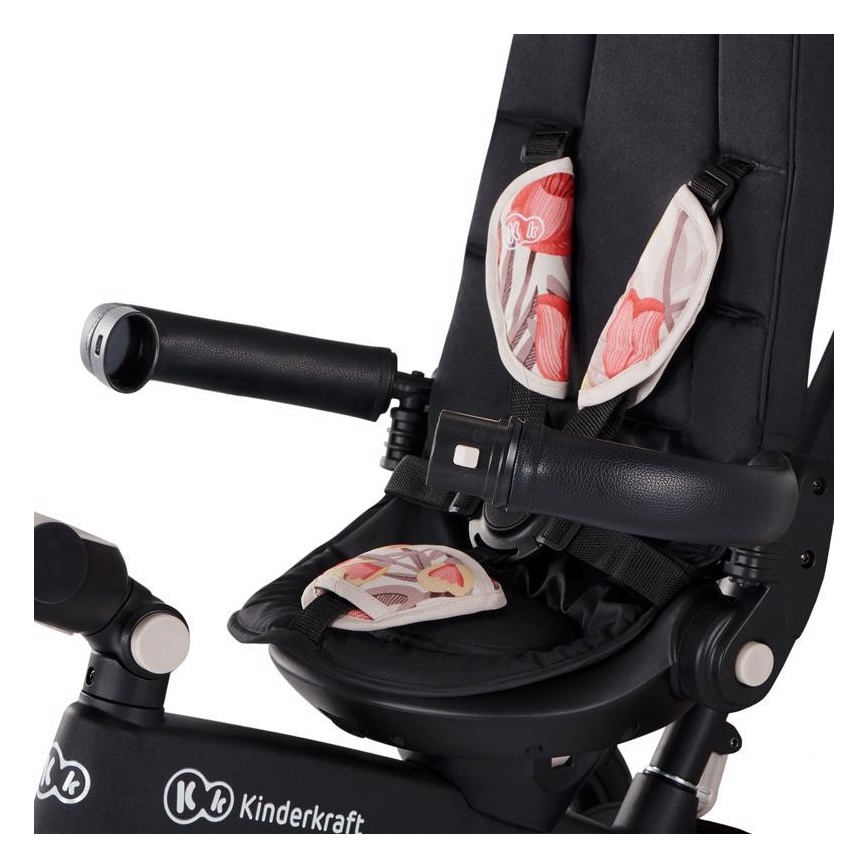 KINDERKRAFT - Otroški tricikel 5v1 EASYTWIST bež/črna