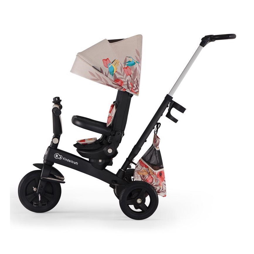 KINDERKRAFT - Otroški tricikel 5v1 EASYTWIST bež/črna