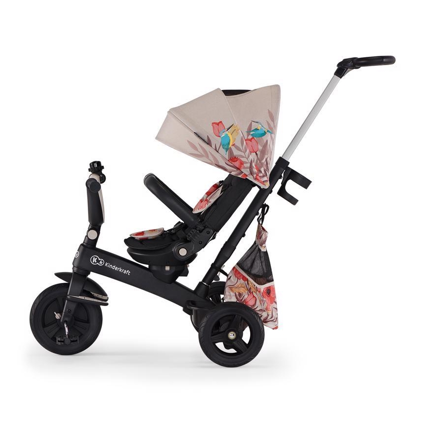 KINDERKRAFT - Otroški tricikel 5v1 EASYTWIST bež/črna