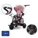 KINDERKRAFT - Otroški tricikel 5v1 EASYTWIST roza/črna