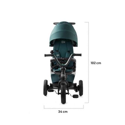 KINDERKRAFT - Otroški tricikel 5v1 EASYTWIST roza/črna