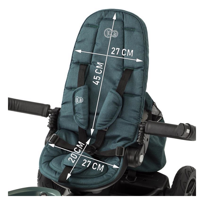 KINDERKRAFT - Otroški tricikel 5v1 EASYTWIST zelena/črna