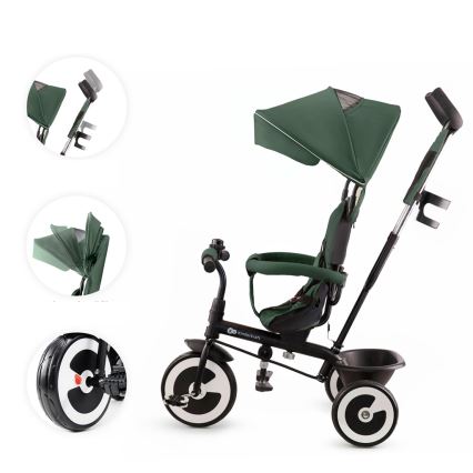 KINDERKRAFT - Otroški tricikel ASTON Mystic zelena