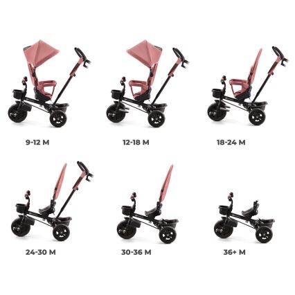 KINDERKRAFT - Otroški tricikel AVEO roza