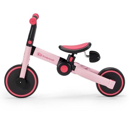 KINDERKRAFT - Otroško potisno kolo 3v1 4TRIKE roza