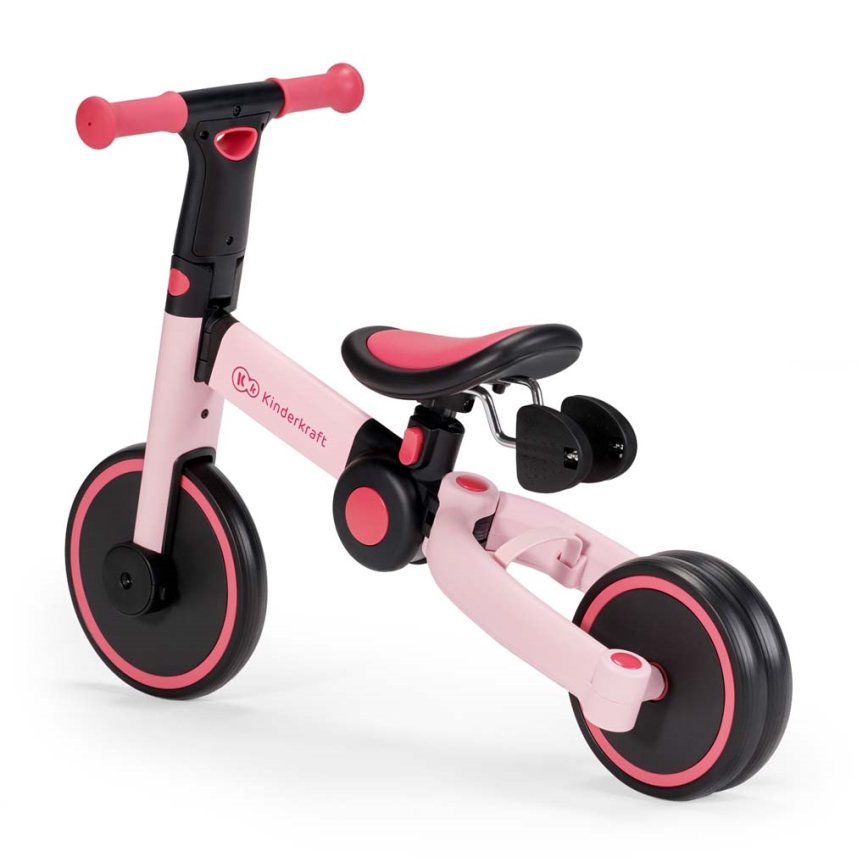 KINDERKRAFT - Otroško potisno kolo 3v1 4TRIKE roza