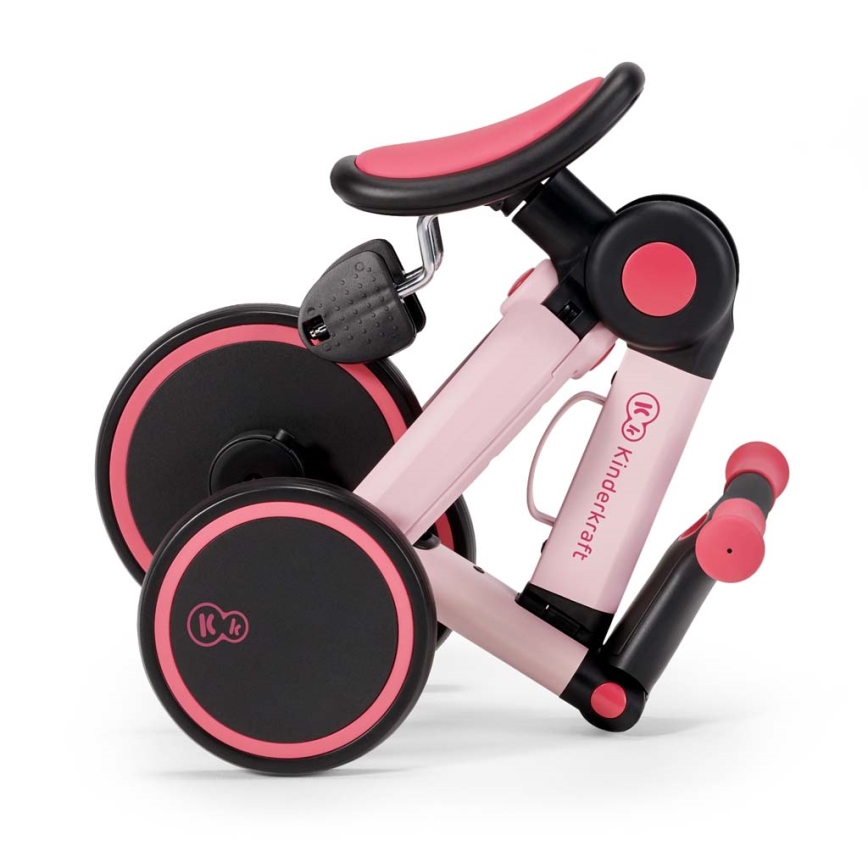 KINDERKRAFT - Otroško potisno kolo 3v1 4TRIKE roza