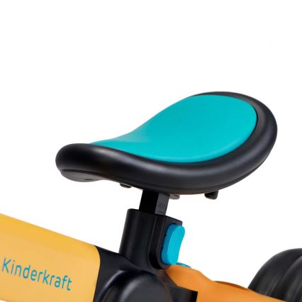 KINDERKRAFT - Otroško potisno kolo 3v1 4TRIKE rumena/turkizna