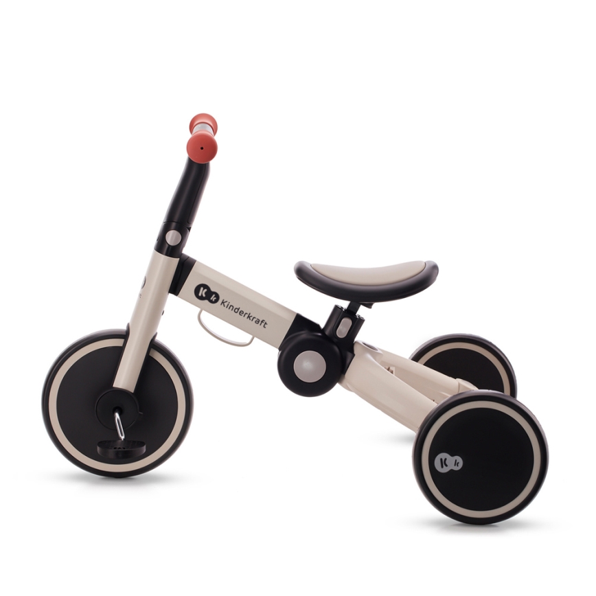 KINDERKRAFT - Otroško potisno kolo 3v1 4TRIKE siva