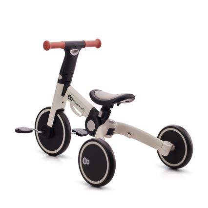 KINDERKRAFT - Otroško potisno kolo 3v1 4TRIKE siva