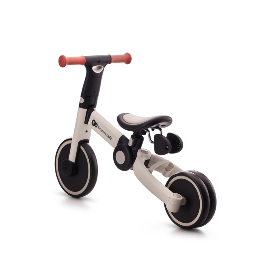 KINDERKRAFT - Otroško potisno kolo 3v1 4TRIKE siva