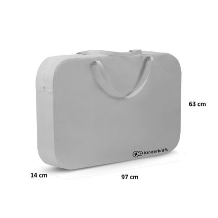 KINDERKRAFT - Potovalna posteljica 4v1 SOFI siva