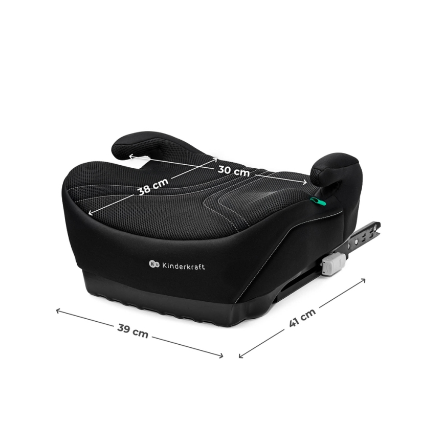 KINDERKRAFT - Povišalo za avto I-BOOST 2 PRO i-Size 125–150 cm črna