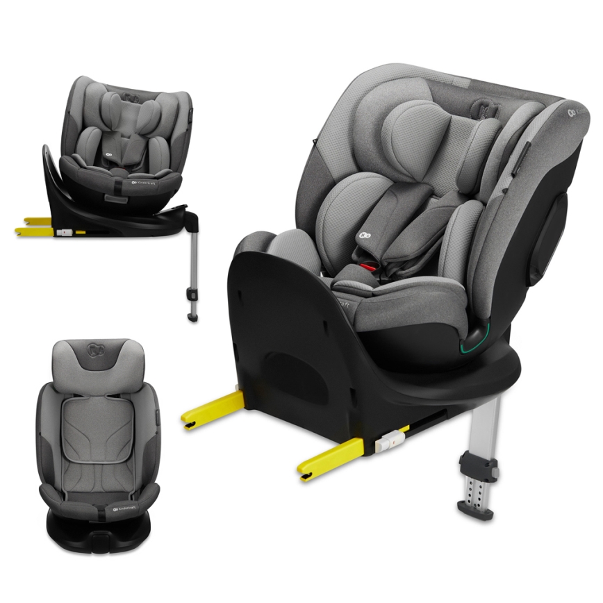 KINDERKRAFT SELECT - Avtosedež I-FIX (40-150 cm) Cool siva
