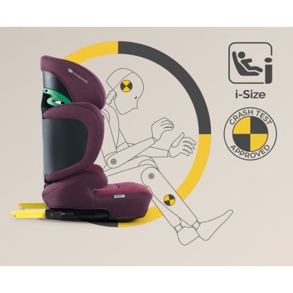 KINDERKRAFT SELECT - Avtosedež XPAND 2 i-Velikost (100-150 cm) Premium Cherry pearl