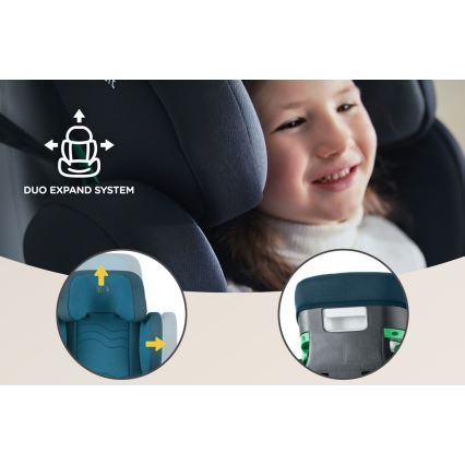 KINDERKRAFT SELECT - Avtosedež XPAND 2 i-Velikost (100-150 cm) Premium Harbour modra