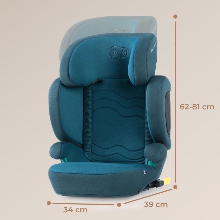 KINDERKRAFT SELECT - Avtosedež XPAND 2 i-Velikost (100-150 cm) Premium Harbour modra