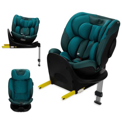 KINDERKRAFT SELECT - Avtosedež z vrtljivo bazo I-FIX (40-150 cm) Harbor modra