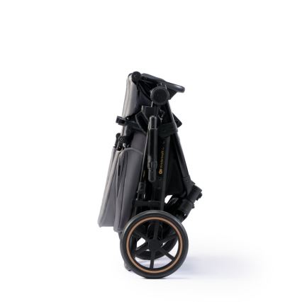 KINDERKRAFT SELECT - Kombinirani voziček 3v1 PRIME 2 Premium Shadow siva + avtosedež