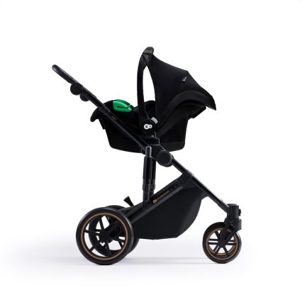 KINDERKRAFT SELECT - Kombinirani voziček 3v1 PRIME 2 Premium Venezian črna + avtosedež