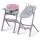 KINDERKRAFT SELECT - Otroški jedilni stol 3v1 LIVY Premium Aster roza + lounger CALMEE