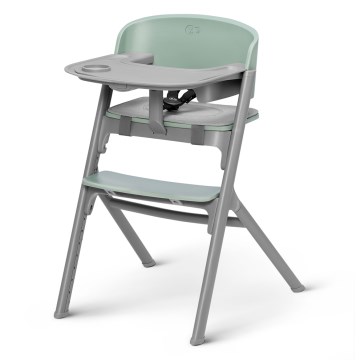 KINDERKRAFT SELECT - Otroški jedilni stol 3v1 LIVY Premium Olive zelena