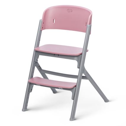 KINDERKRAFT SELECT - Otroški jedilni stol 3 v 1 LIVY Premium Aster pink + ležalnik CALMEE