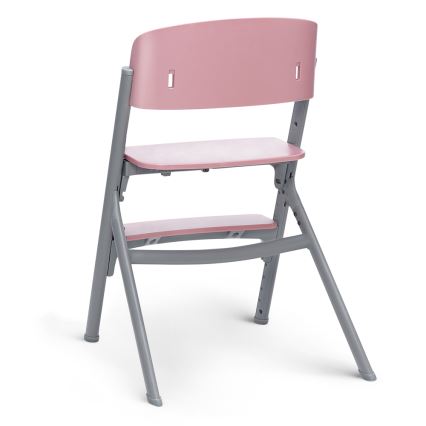 KINDERKRAFT SELECT - Otroški jedilni stol 3 v 1 LIVY Premium Aster pink + ležalnik CALMEE