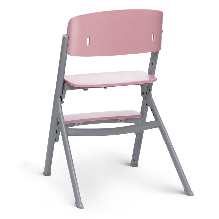 KINDERKRAFT SELECT - Otroški jedilni stol 3 v 1 LIVY Premium Aster pink + ležalnik CALMEE