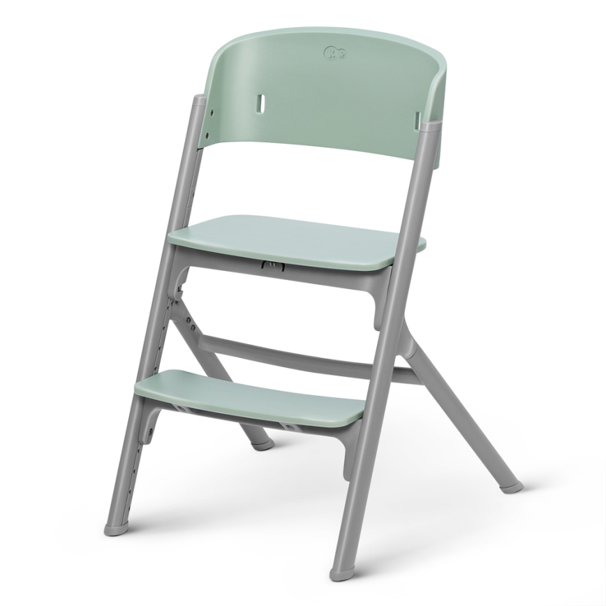 KINDERKRAFT SELECT - Otroški jedilni stolček 3 v 1 LIVY Premium Olive green + ležalnik CALMEE