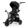 KINDERKRAFT SELECT - Otroški tricikel 5v1 EASYTWIST Premium črna