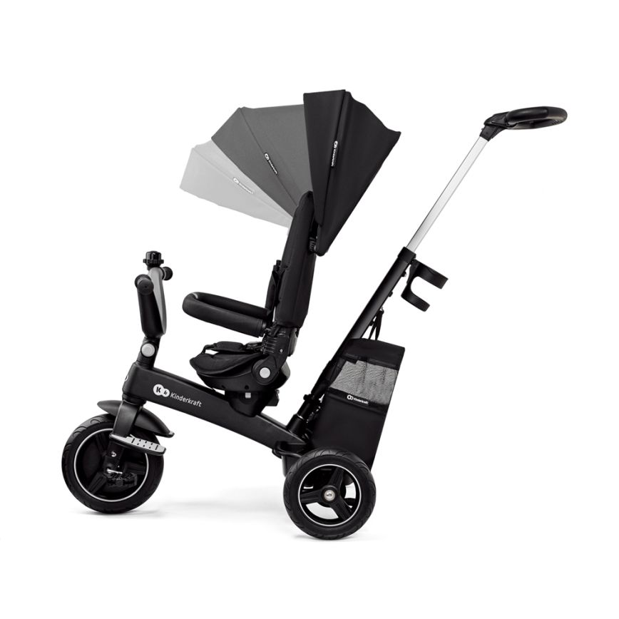 KINDERKRAFT SELECT - Otroški tricikel 5v1 EASYTWIST Premium črna