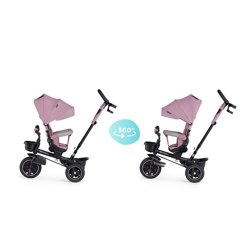 KINDERKRAFT - Otroški tricikel 5v1 SPINSTEP roza