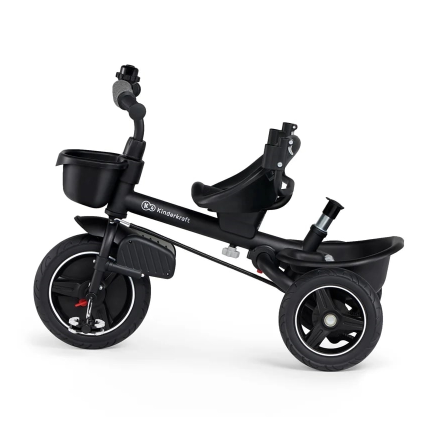 KINDERKRAFT - Otroški tricikel 5v1 SPINSTEP siva