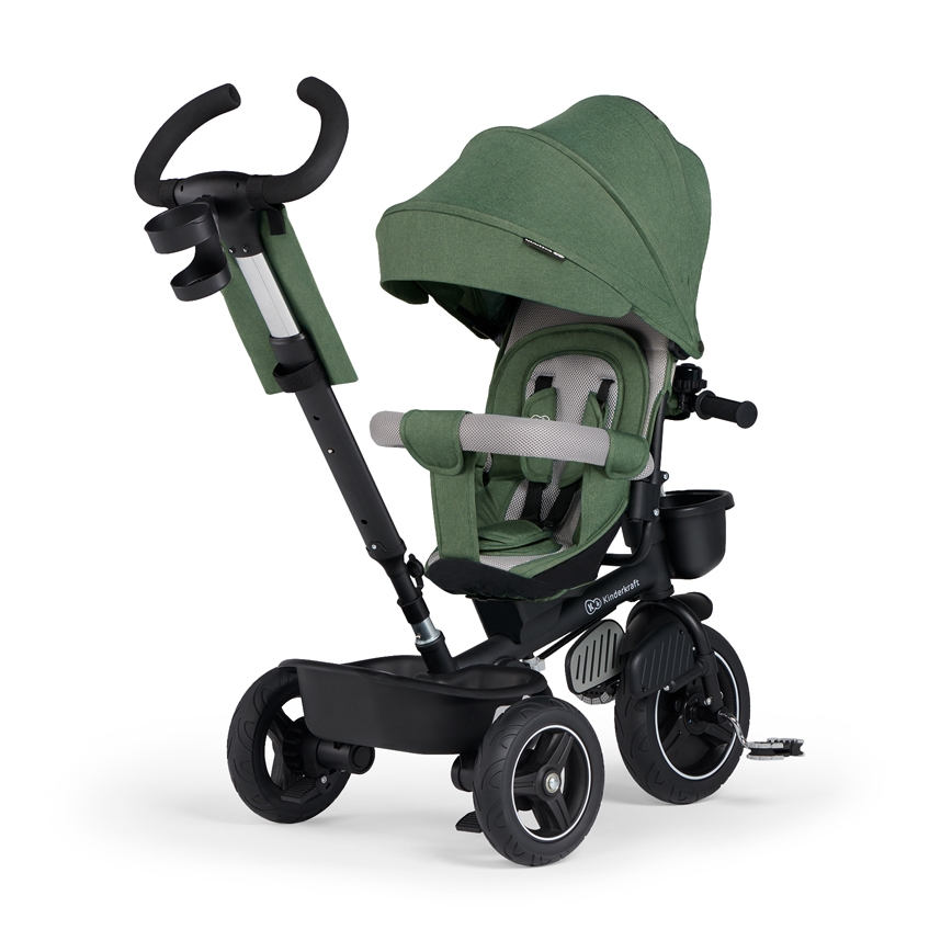KINDERKRAFT SELECT - Otroški tricikel SPINSTEP Premium zelena