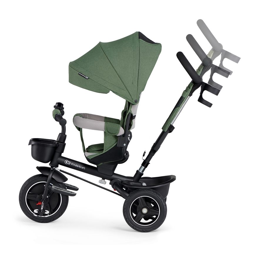 KINDERKRAFT SELECT - Otroški tricikel SPINSTEP Premium zelena