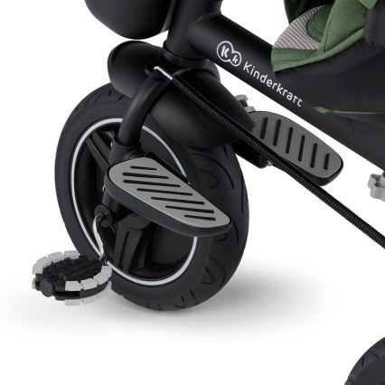 KINDERKRAFT SELECT - Otroški tricikel SPINSTEP Premium zelena