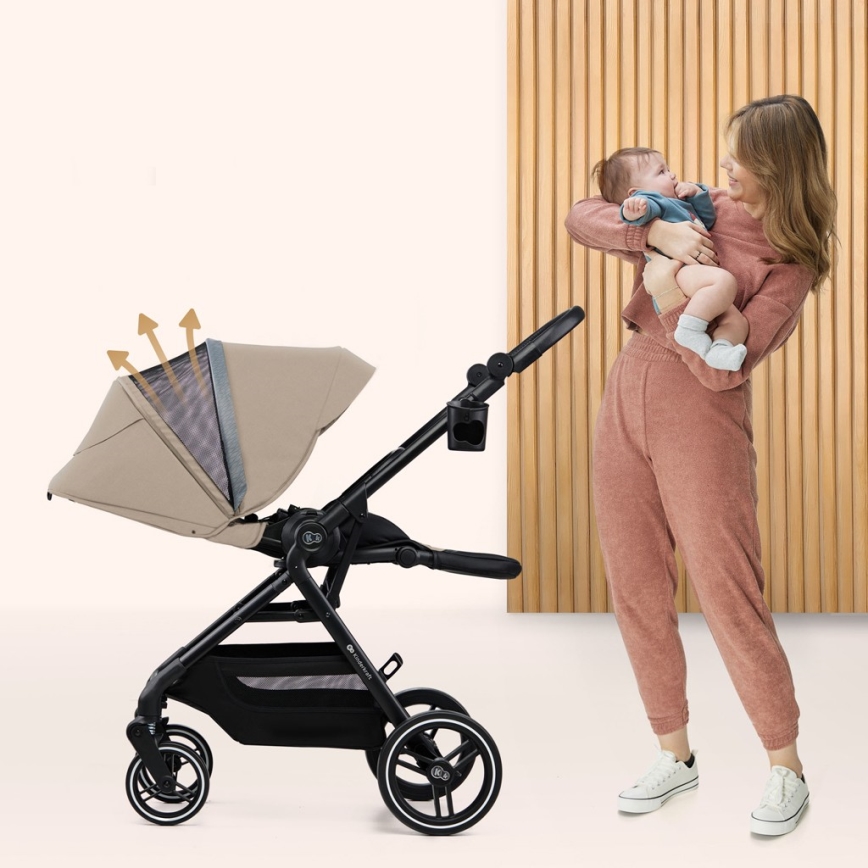 KINDERKRAFT SELECT - športni voziček YOXI peščeno bež