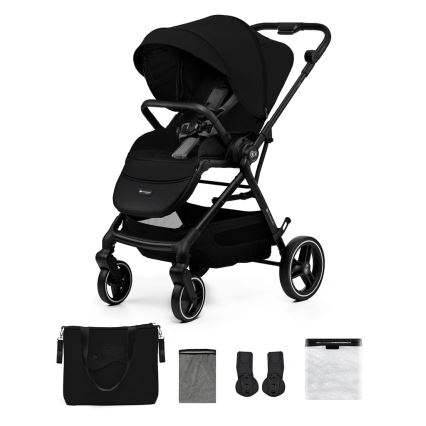 KINDERKRAFT SELECT - športni voziček YOXI Pure black