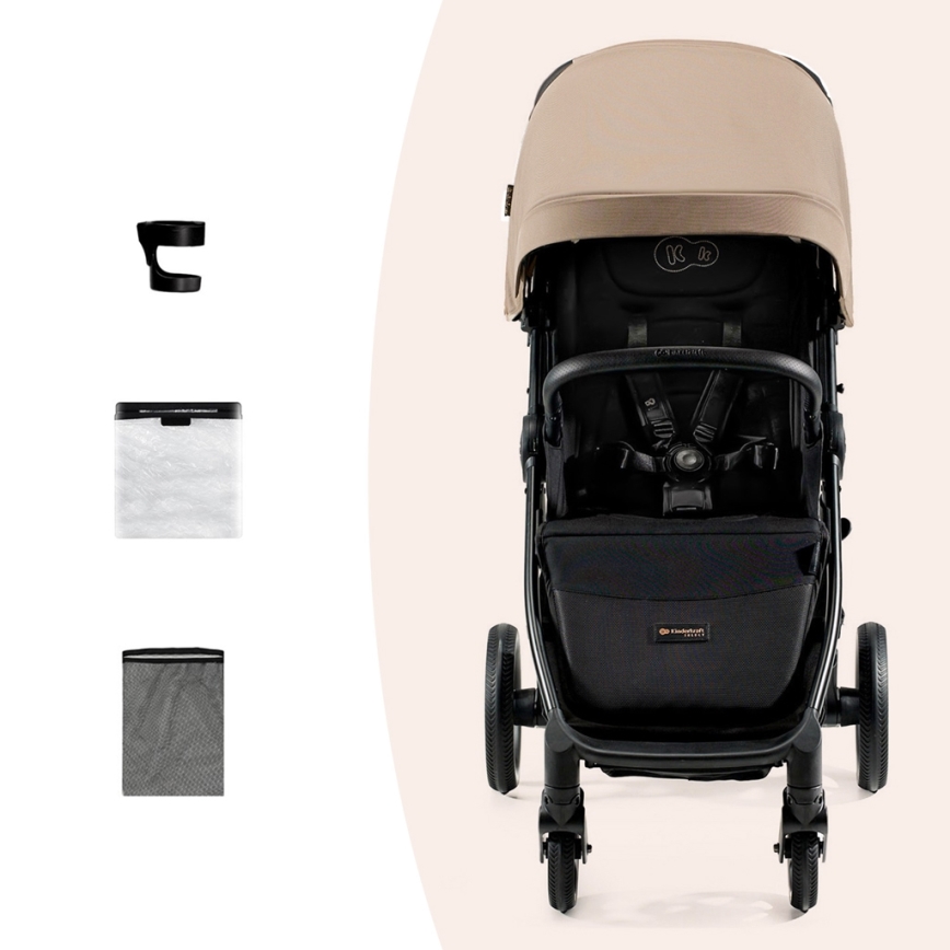 KINDERKRAFT SELECT - Voziček MITZY Linen bež