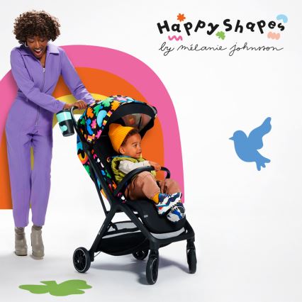 KINDERKRAFT SELECT - Voziček NUBI 2 Happy shapes